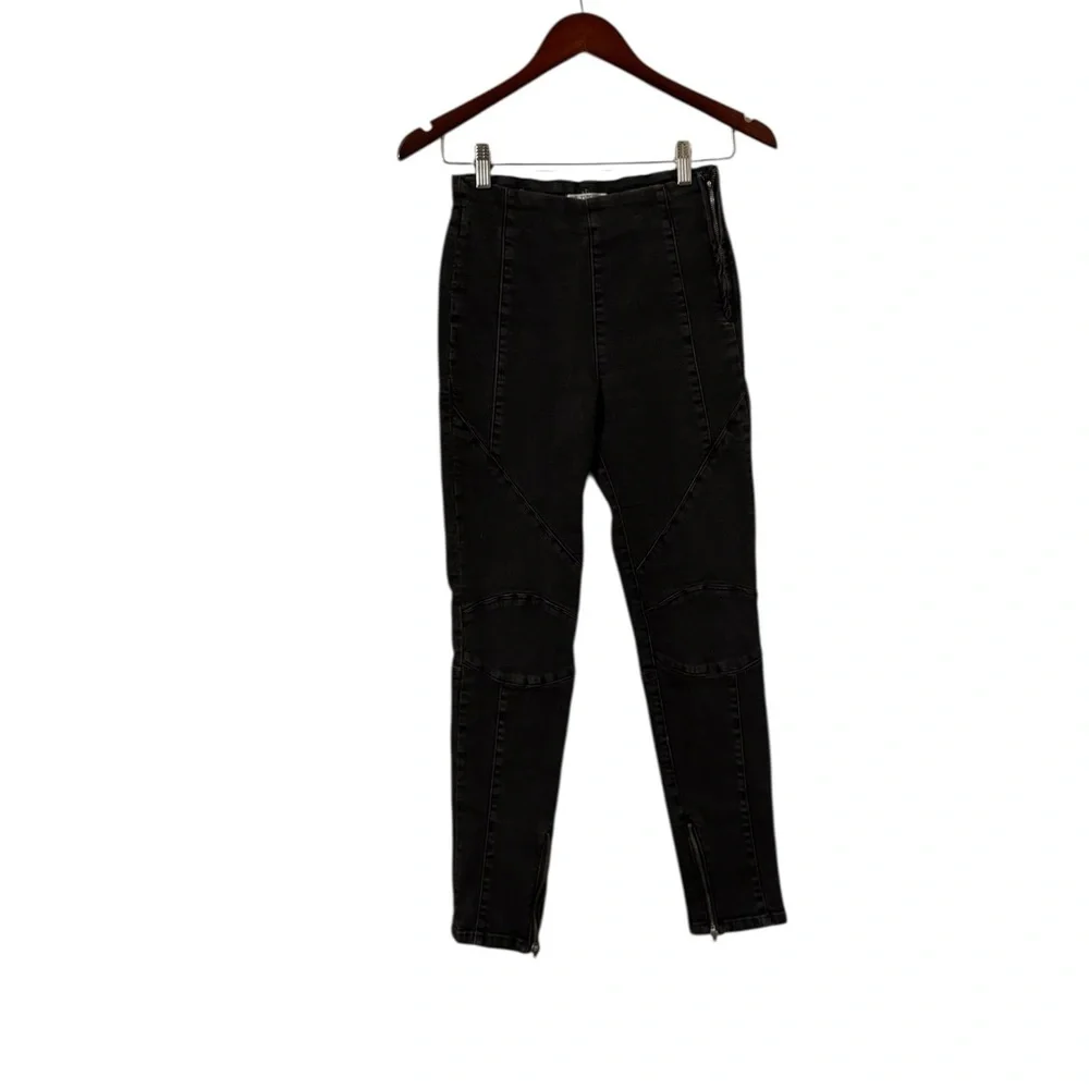 FREE PEOPLE We The Free Bella Moto Skinny Jeans